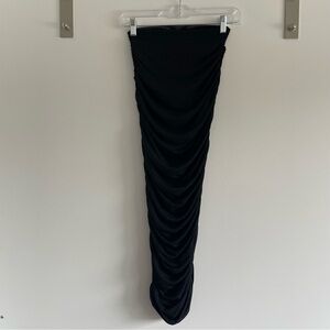 JLUXLABEL black sheer long skirt